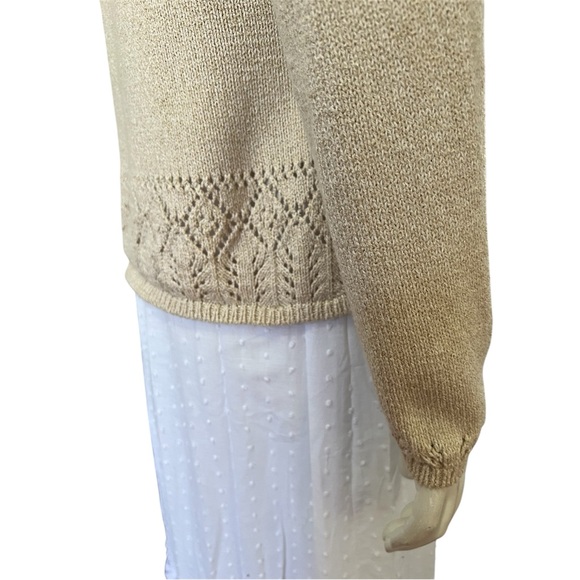 VINTAGE Embroidered Knit Buttom Up Sweater - Picture 2 of 7